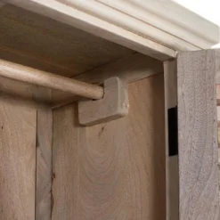 Armoire à 2 portes bois massif en manguier – Paran