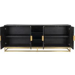 Bahut Blackbone gold 4-portes + espace ouvert
