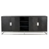 Bahut Blackbone silver 4-portes + espace ouvert