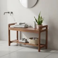 Banc avec étagères | Newyork