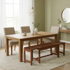 Banc extensible en acacia | Acacia Bradford