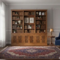 Bibliothèque échelle H235 en acacia massif | Pleiade IV