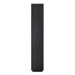 Bibliothèque noirbone laiton 2-deuren (noir rustic)