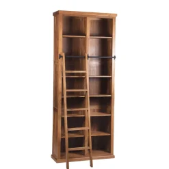 Bibliothèque ouverte échelle 200 cm | Acacia Emma II