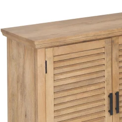 Buffet à 4 portes bois massif en manguier – Paran