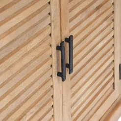 Buffet à 4 portes bois massif en manguier – Paran