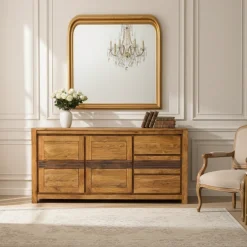 Buffet 2 portes 3 tiroirs | Acacia Tatoo