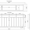Buffet 4 Portes 4 Tiroirs | Acacia Moon