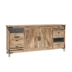 Buffet 2 portes 8 tiroirs | Manguier Farm II