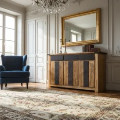 Buffet 3 Portes 3 Tiroirs | Acacia Moon
