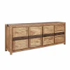 Buffet 3 Portes 3 Tiroirs Grand Modèle | Acacia Tatoo