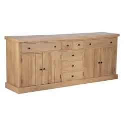 Buffet 7 tiroirs 4 portes bois massif en manguier – Scandinaves