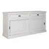 Buffet bas 2 portes 2 tiroirs | Pin Charme