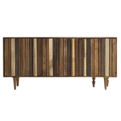 Buffet bas 3 portes multi teintes | Manguier Ramon