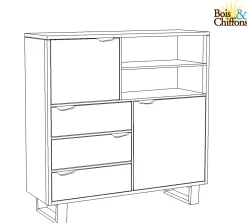 Buffet haut bois | Acacia Forest