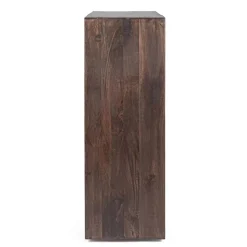 Buffet haut design 4P bois bicolore | Manguier Kabir