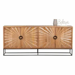Buffet sculpté 4 porte Manguier | Solaris II