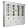 Buffet vaisselier 2x4 portes 4 tiroirs "Romance"