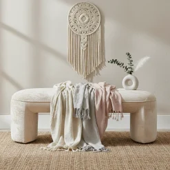 Canapé Fargo blanc chenille (Bergen 900 blanc chenille)