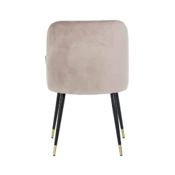Chaise Alicia khaki velours fire retardant (FR-Quartz 903 Khaki)