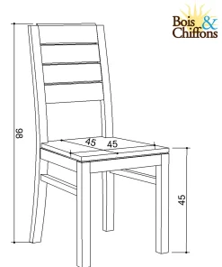 Chaise bois massif | Manguier Herods