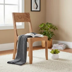 Chaise bois naturelle | Acacia Arad