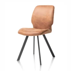 Chaise Cuir Cognac | Sasha