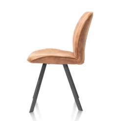 Chaise Cuir Cognac | Sasha