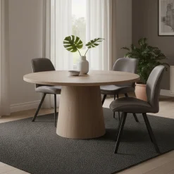Chaise Cuir Noir Casse | Sasha