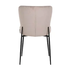 Chaise Darby Khaki / noir fire retardant (FR-Quartz 903 Khaki)