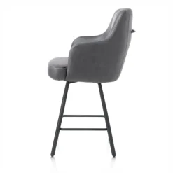 Chaise de bar anthracite | Eran