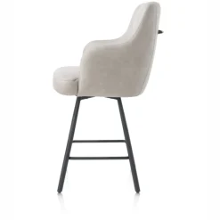 Chaise de bar gris clair | Eran