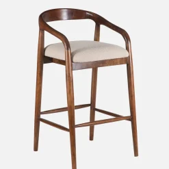 Chaise de Bar Walnut | Milo