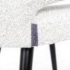 Chaise Indigo blanc Bouclé (Copenhagen 900 Bouclé blanc)