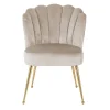 Chaise Pippa Khaki velvet/ gold