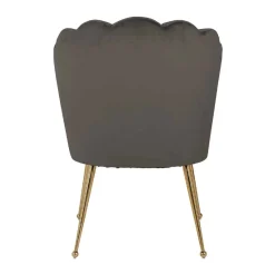 Chaise Pippa Stone velvet / gold