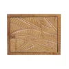 Chevet gauche sculpté en bois massif manguier - Floria