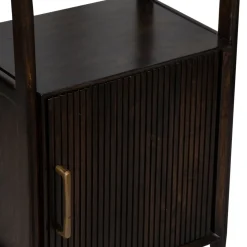 Colonne de rangement noyer fonce | Acacia Aleuts