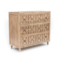 Commode 3 Tiroirs | Acacia Punjab-II