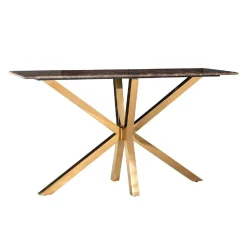 Console Conrad met faux emperador marmer