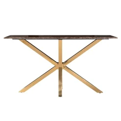 Console Conrad met faux emperador marmer
