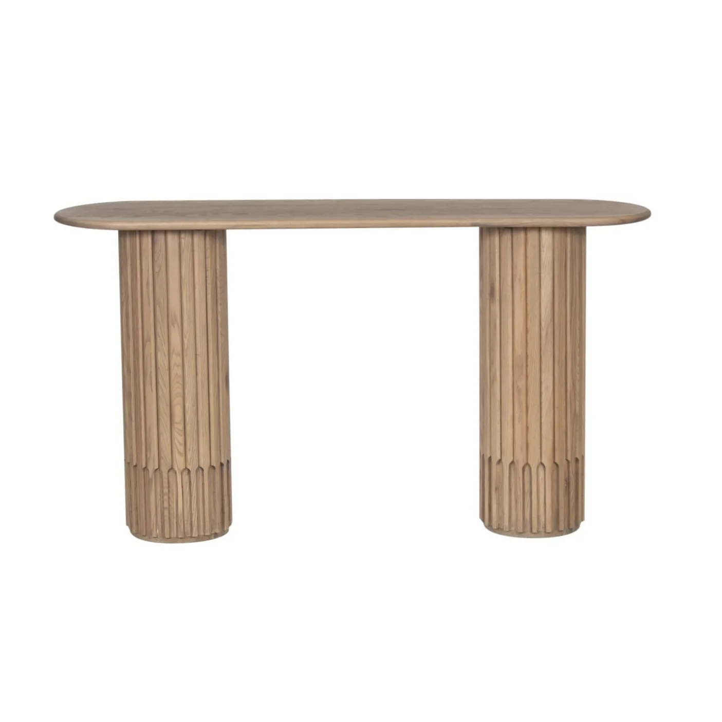 Console ovale | Chêne Dalta