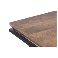 Console pyramide bois et métal | Manguier Sirocco