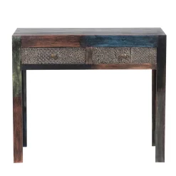 Console sculptée multicolore | Manguier Pushkar