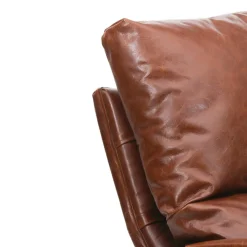 Damo Fauteuil Brun | Leather