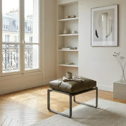 Damo Pouf | Leather