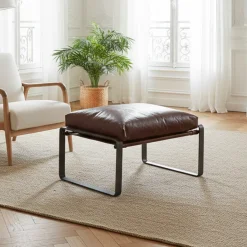 Damo Pouf | Leather
