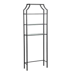 Etagere 4 etageres ouvertes en verre | Salem