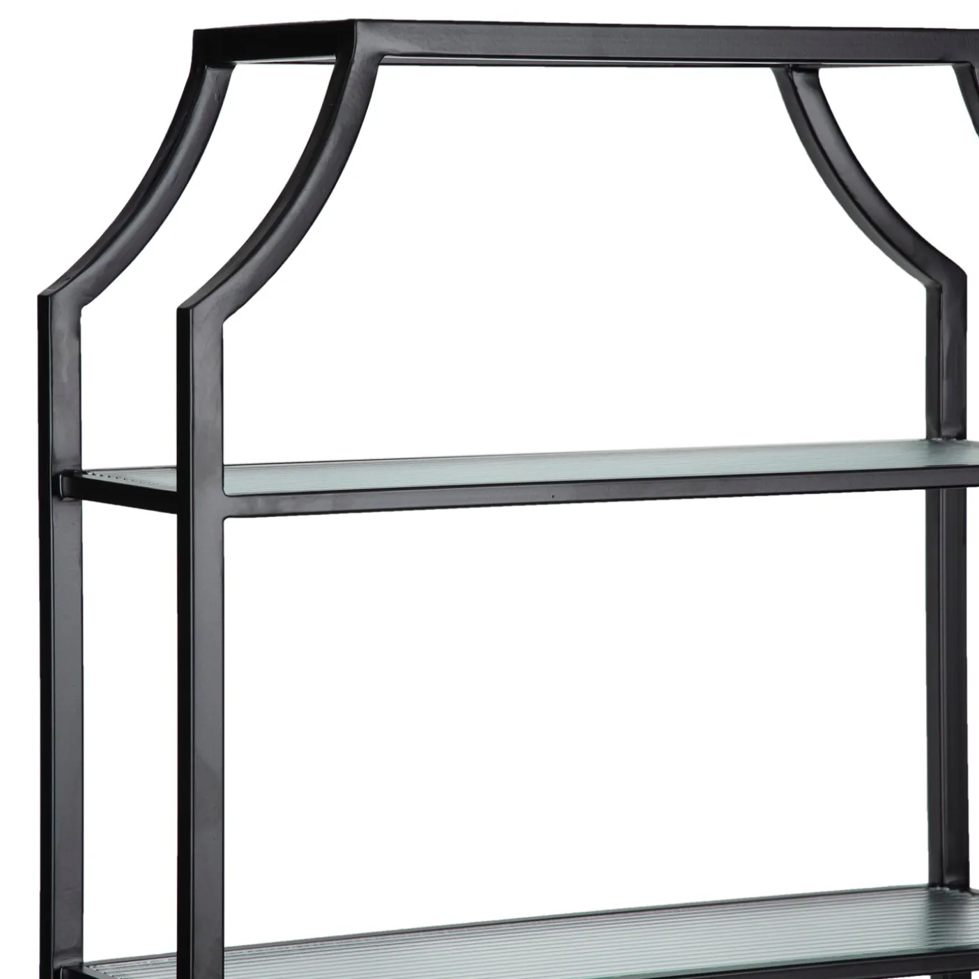 Etagere 4 etageres ouvertes en verre | Salem