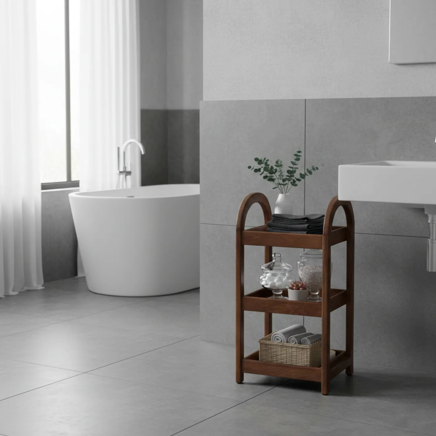Etagere plateaux 3 niveaux | Acacia Arch